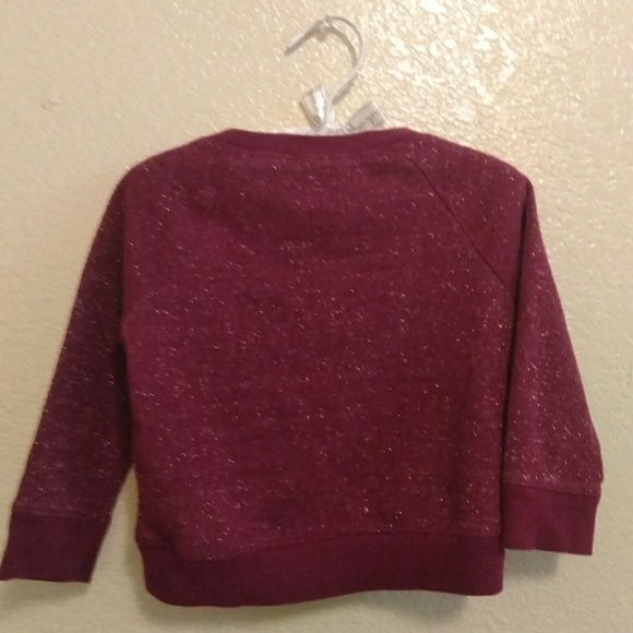 GIRLS GLITTERY MULTI LINING SWEATER